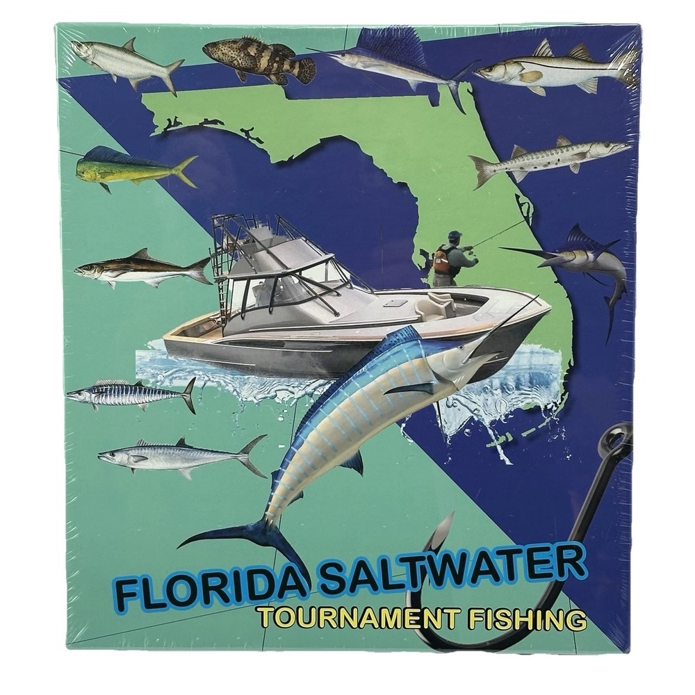 Florida Saltwater Tournament Fishing Board Game NEW Sealed HTF Rare VTG 1992